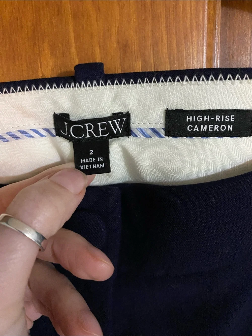 J. Crew Navy Cameron Dress Pants